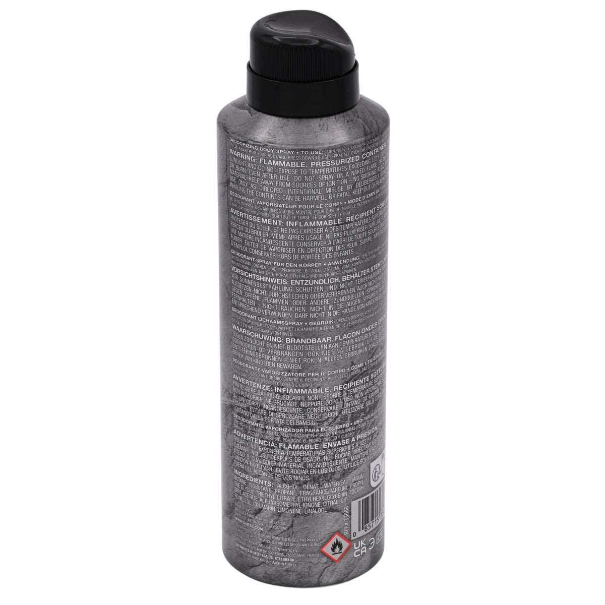 Guess Elements Cool Slate Deodorizing Body Spray for Men, 6 oz