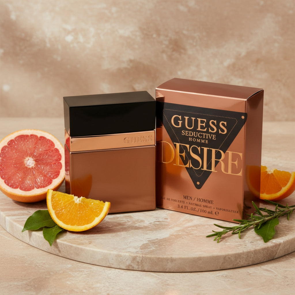 Guess Seductive Desire by Guess for Men Eau de Toilette (EDT) Spray 3.4 oz New in Retail Box