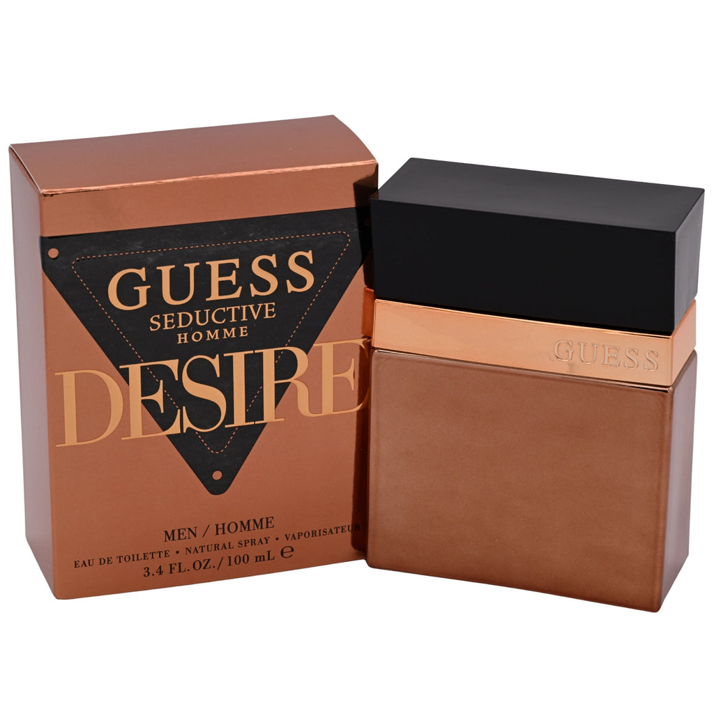 Guess Seductive Desire by Guess for Men Eau de Toilette (EDT) Spray 3.4 oz New in Retail Box