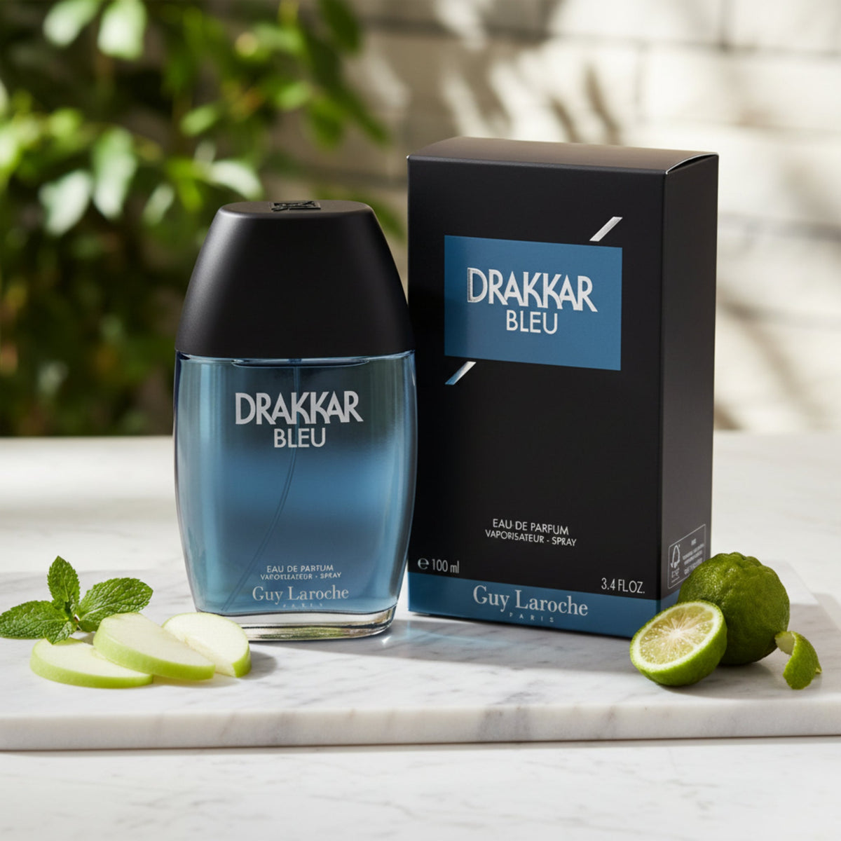 Guy Laroche Drakkar Bleu Eau de Parfum Spray for Men 3.4 oz (100 ml) New Retail Box