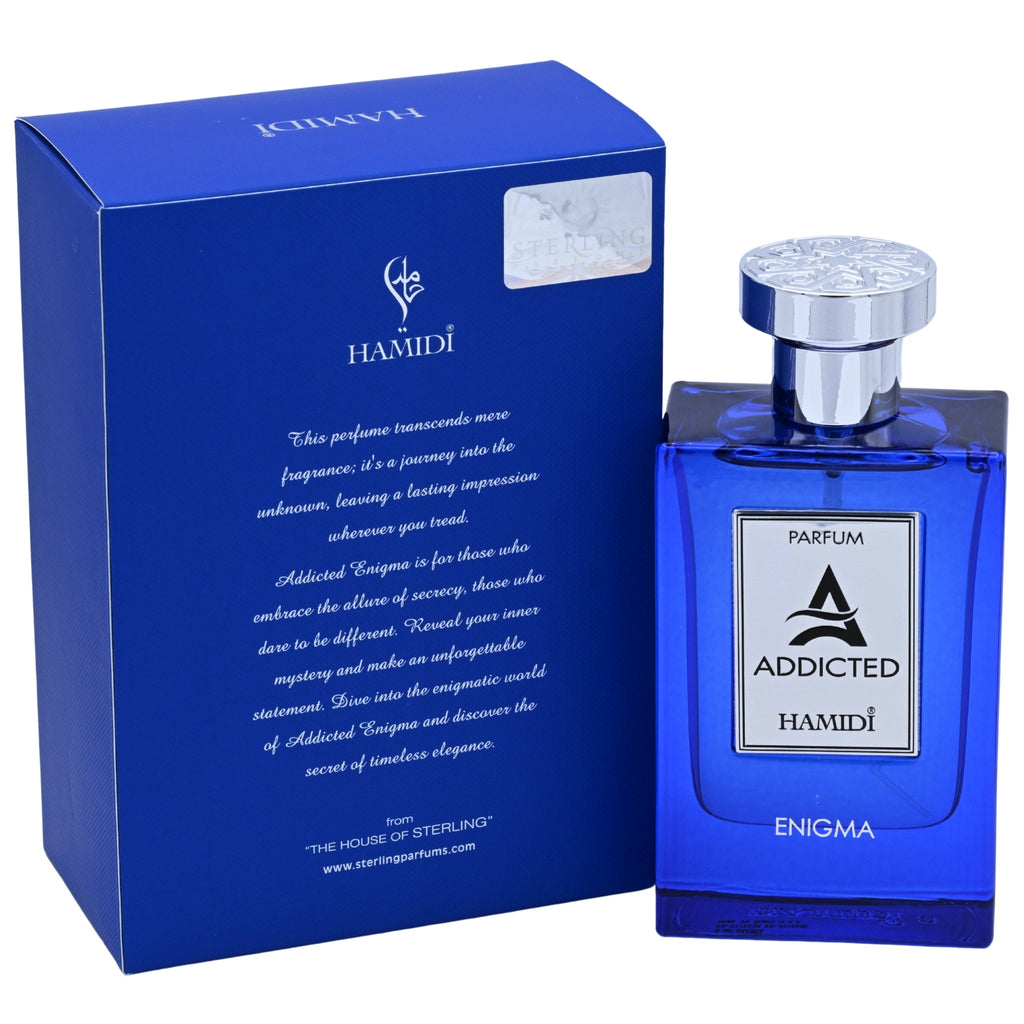 Hamidi Addicted Enigma Eau de Parfum Spray for Men 4 oz (120 ml) New Retail Box