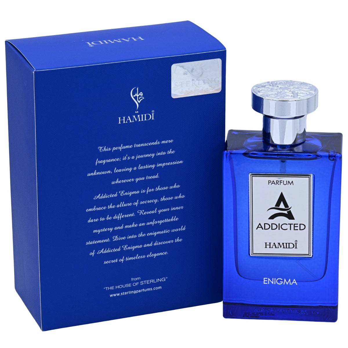 Hamidi Addicted Enigma Eau de Parfum Spray for Men 4 oz (120 ml) New Retail Box