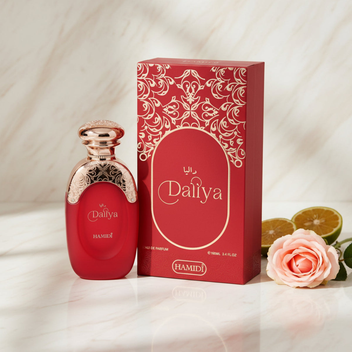 Hamidi Daliya Eau de Parfum (EDP) Spray for Women 3.4 oz / 100 mL - New Retail Box