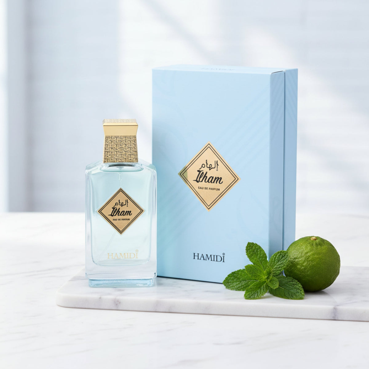 Hamidi Ilham Eau de Parfum (EDP) Spray for Men 3.4 oz (100ml) - Hamidi