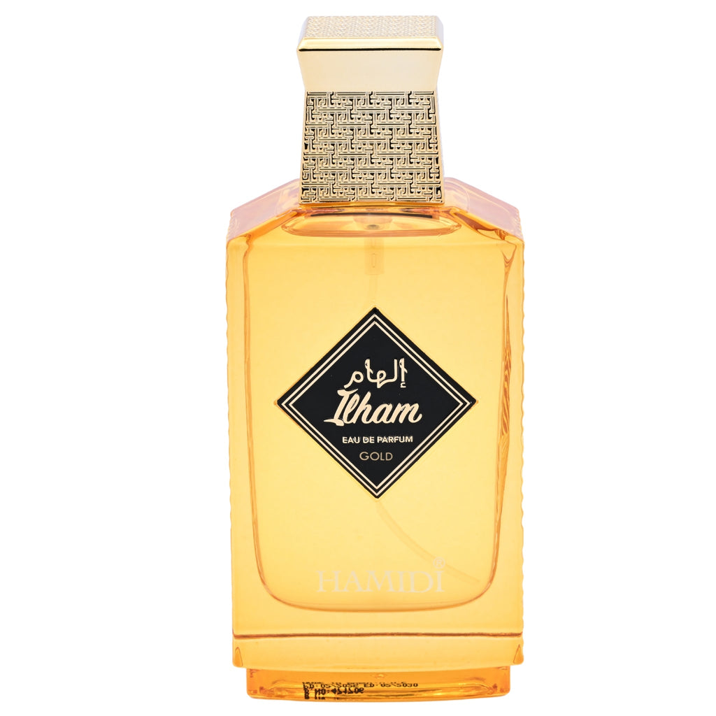 Hamidi Ilham Gold Eau de Parfum (EDP) Unisex Spray 3.4 oz (100 ml) New in Retail Box