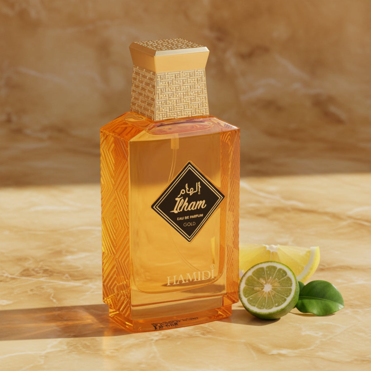 Hamidi Ilham Gold Eau de Parfum (EDP) Unisex Spray 3.4 oz (100 ml) New in Retail Box