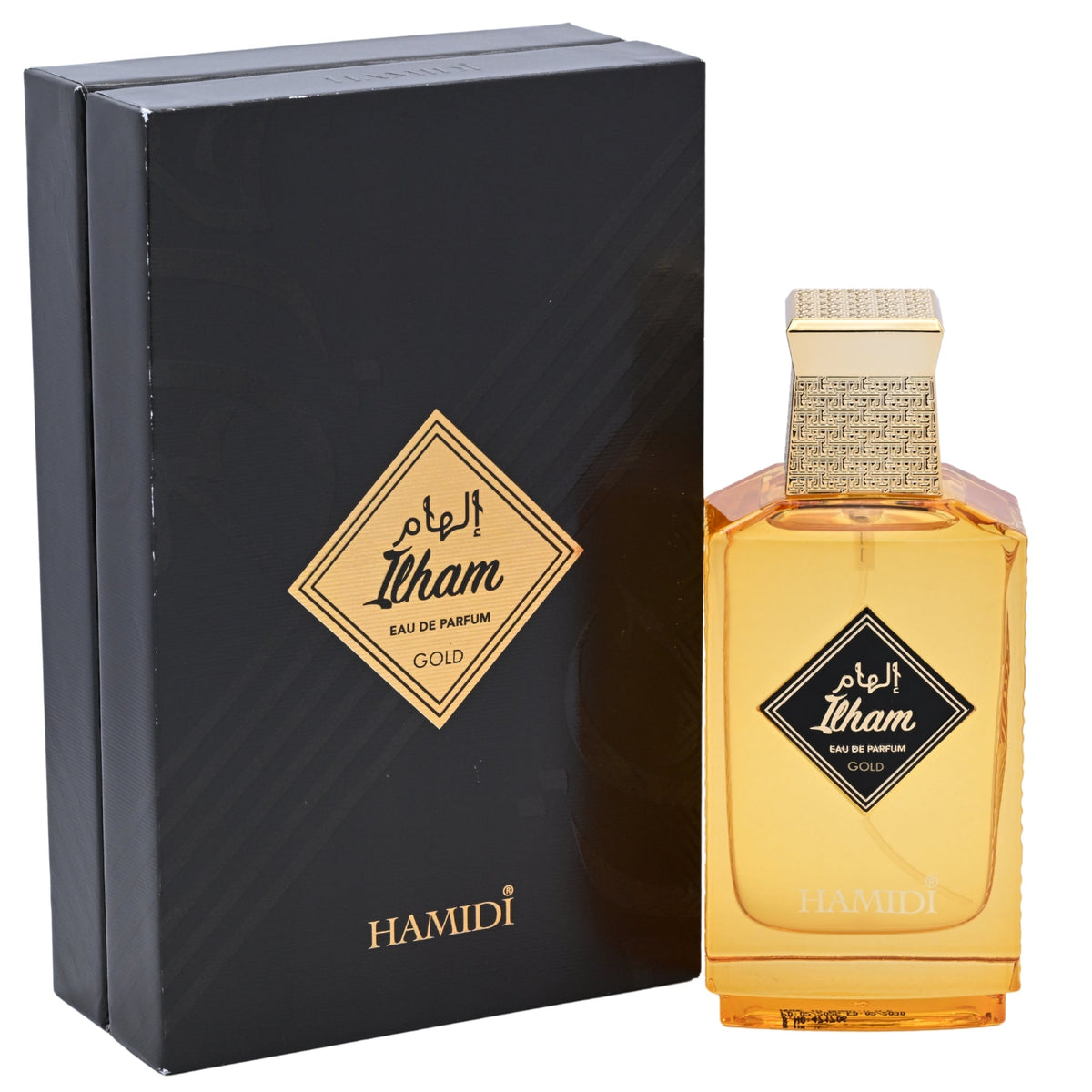 Hamidi Ilham Gold Eau de Parfum (EDP) Unisex Spray 3.4 oz (100 ml) New in Retail Box