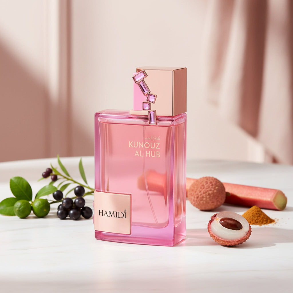 Hamidi Kunouz Al Hub Eau de Parfum (EDP) Unisex Spray 3.4 oz / 100 ml - New in Box
