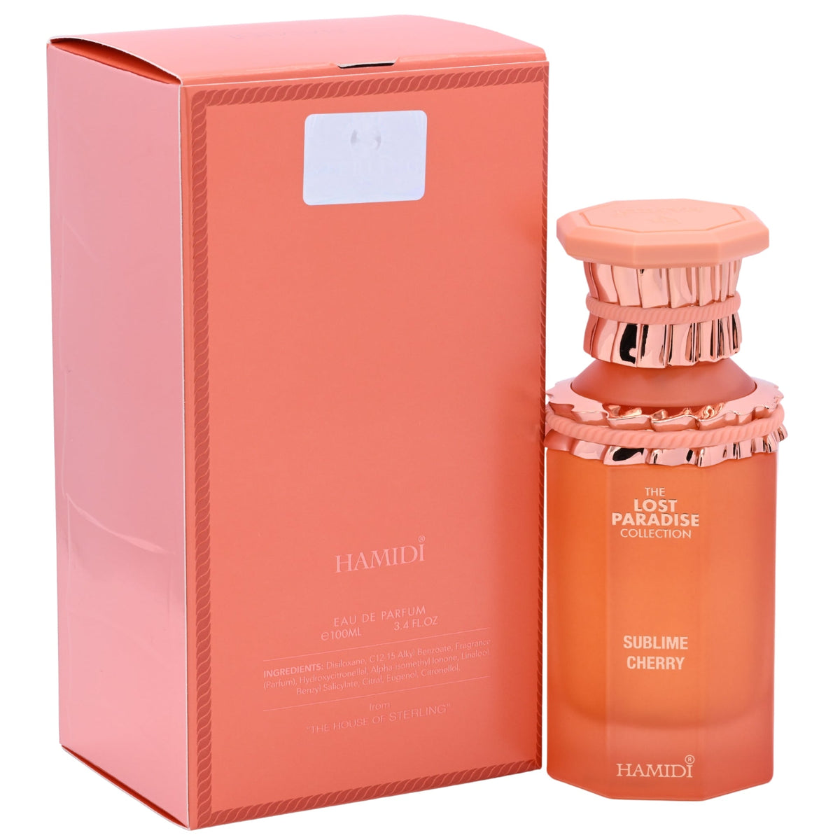 Hamidi The Lost Paradise Sublime Cherry Eau de Parfum Spray for Women 3.4 fl oz (100 ml) New Retail Box