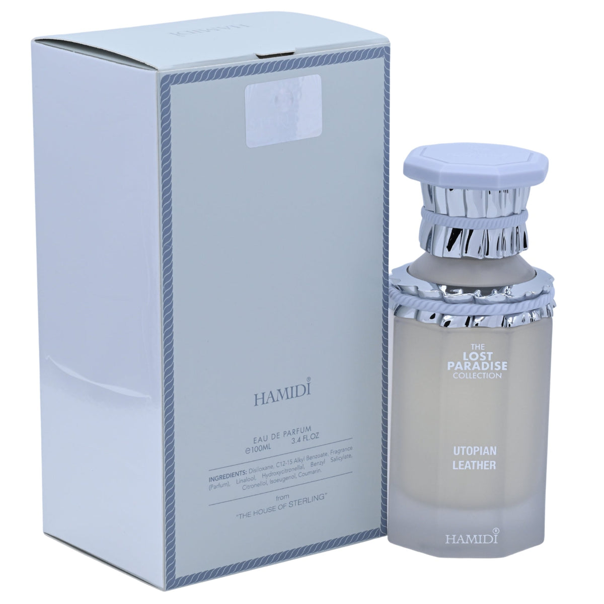 Hamidi The Lost Paradise Utopian Leather Eau de Parfum Spray Unisex 3.4 oz (100 ml) New Retail Box