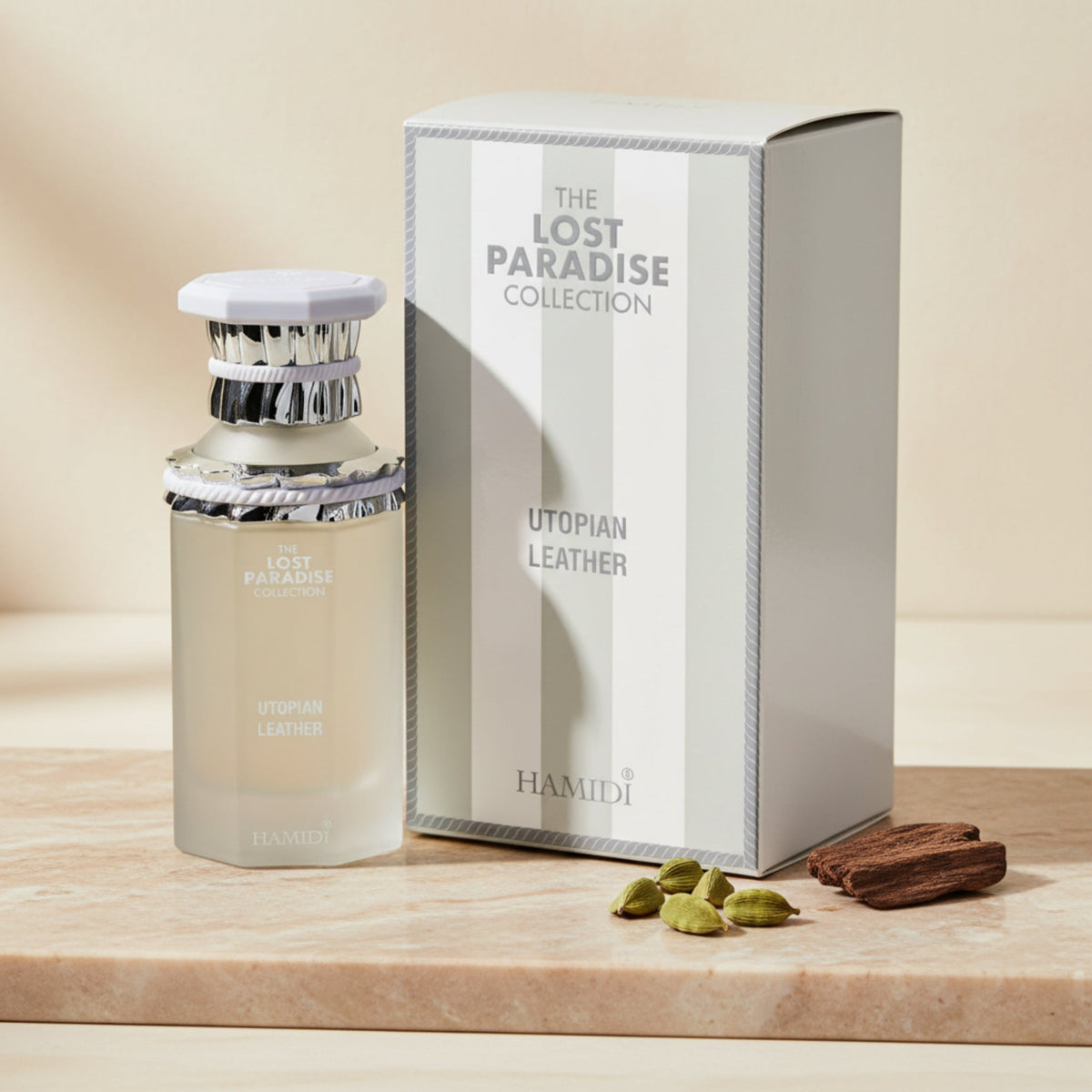 Hamidi The Lost Paradise Utopian Leather Eau de Parfum Spray Unisex 3.4 oz (100 ml) New Retail Box