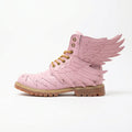 Pink Wing Boots