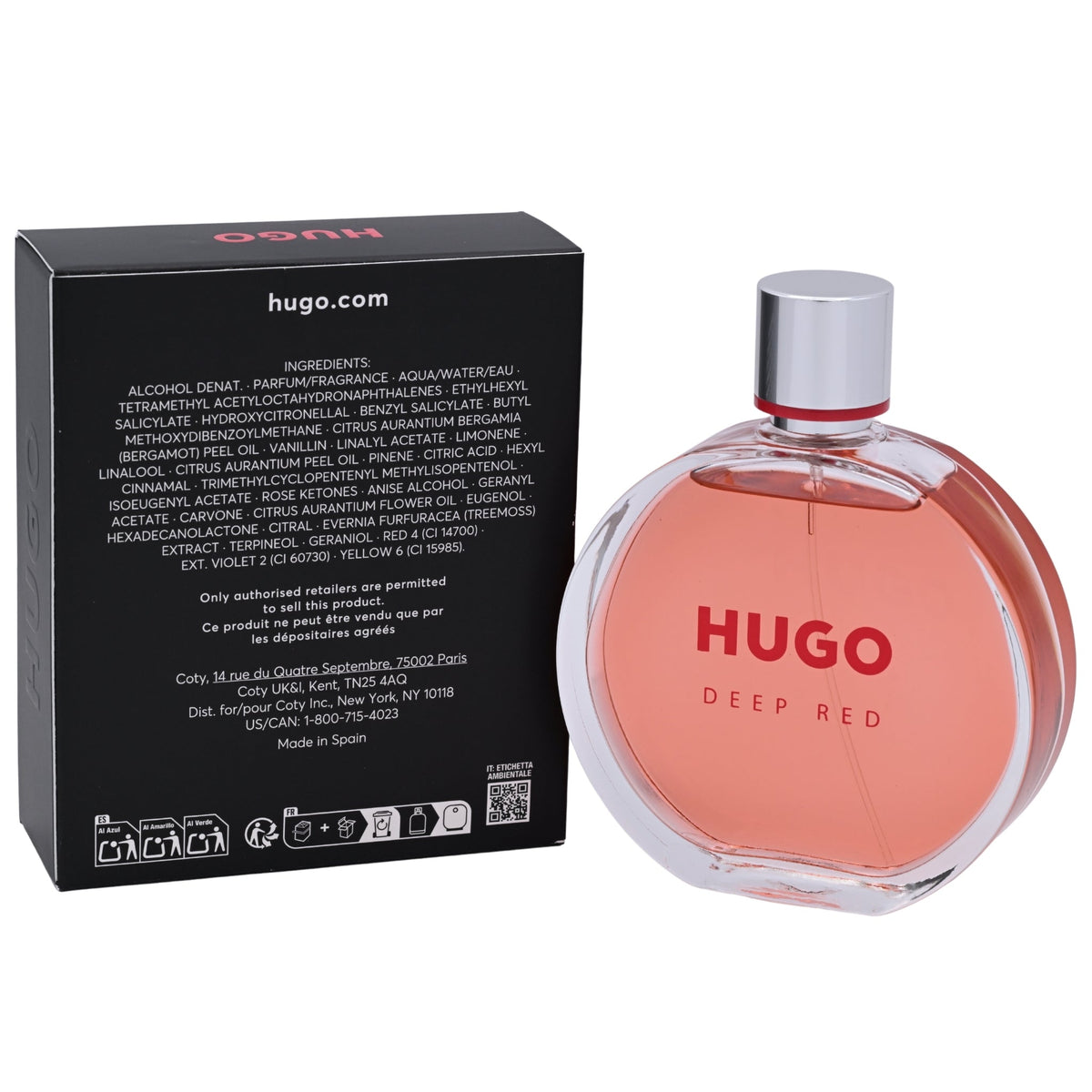 Hugo Boss Deep Red EDP Spray Women 2.5 oz 75ml New Box