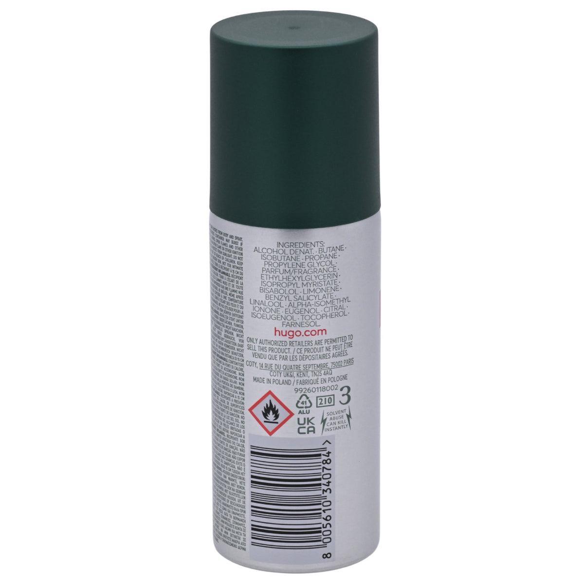 Hugo Boss Man by Hugo Deodorant Spray 3.6 oz