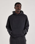DH Essentials Acid Wash Fleece Pullover Hoodie