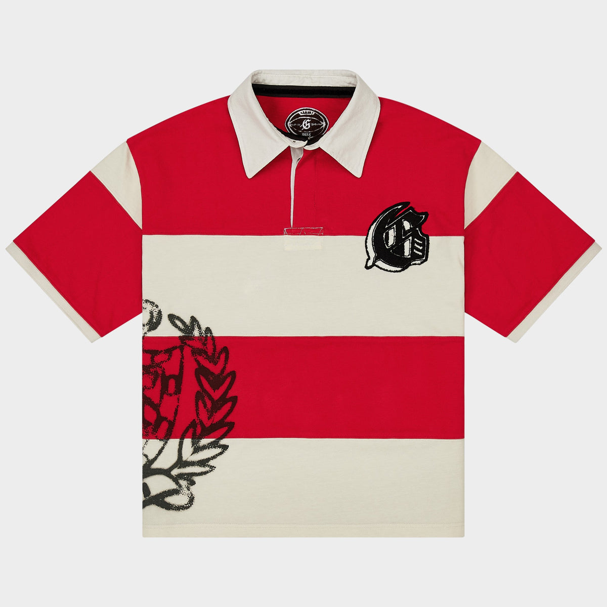 GS ACDMY Polo (White/Red)