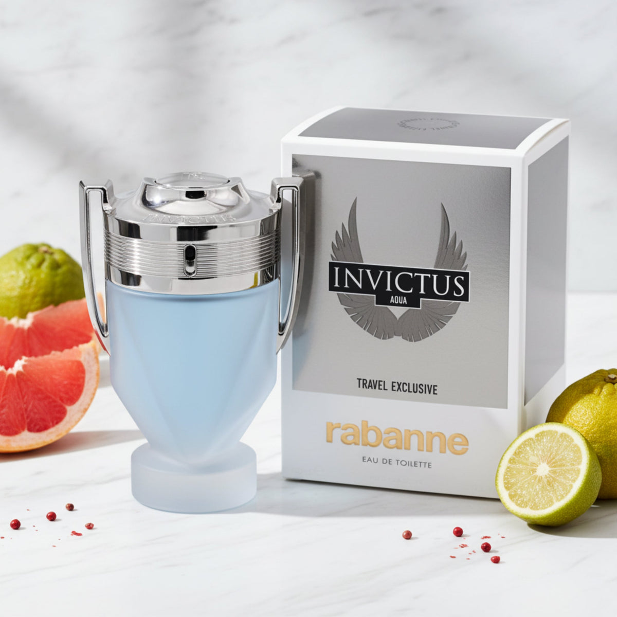 INVICTUS AQUA Paco Rabanne AQVA men 3.4 / 3.3 oz cologne edt New in Box