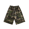 Green Camo Baggy Basketball Shorts