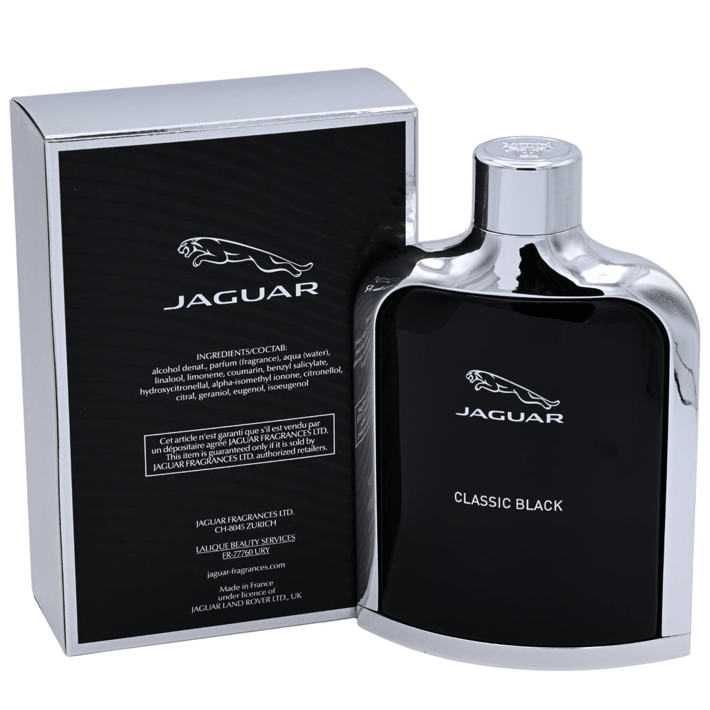 JAGUAR CLASSIC BLACK by Jaguar 3.3 / 3.4 oz EDT Spray for Men New In Box