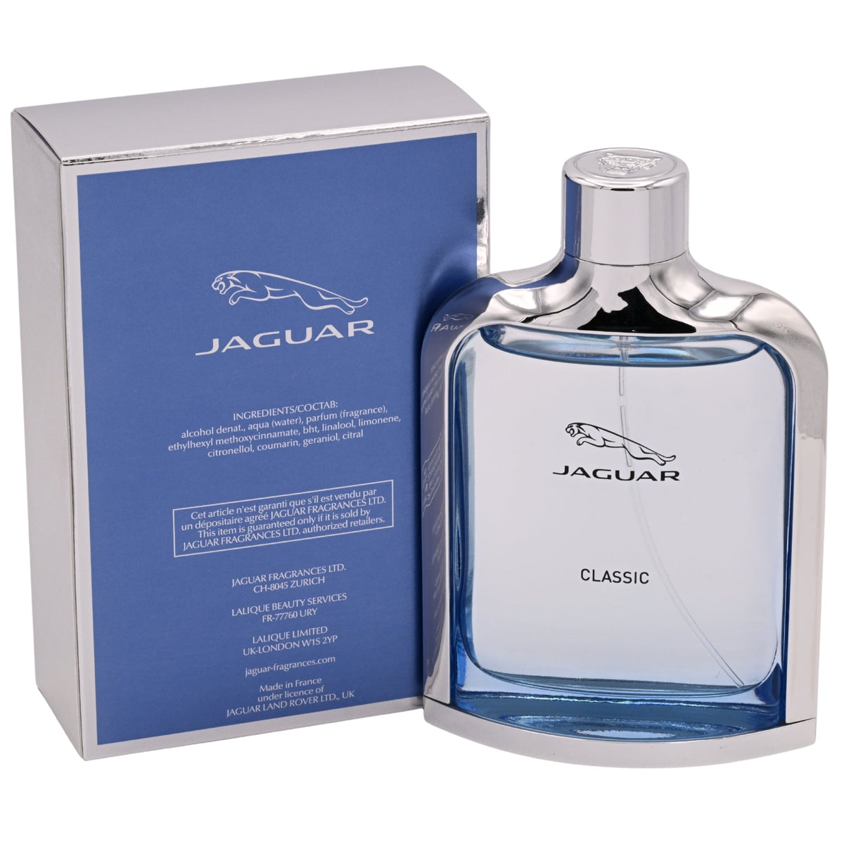 Jaguar Classic (Blue) by Jaguar Cologne 3.4 oz Spray 3.3 for Men edt NEW IN BOX