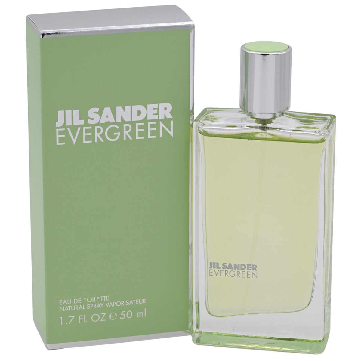 Jil Sander Evergreen Eau de Toilette (EDT) Spray for Women 1.7 oz (50 ml) New in Retail Box