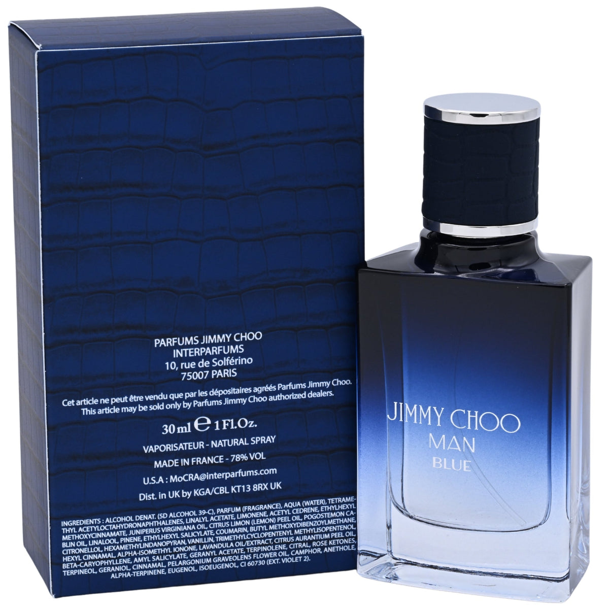 Jimmy Choo Man Blue by Jimmy Choo cologne for men EDT 1.0 oz New in Box
