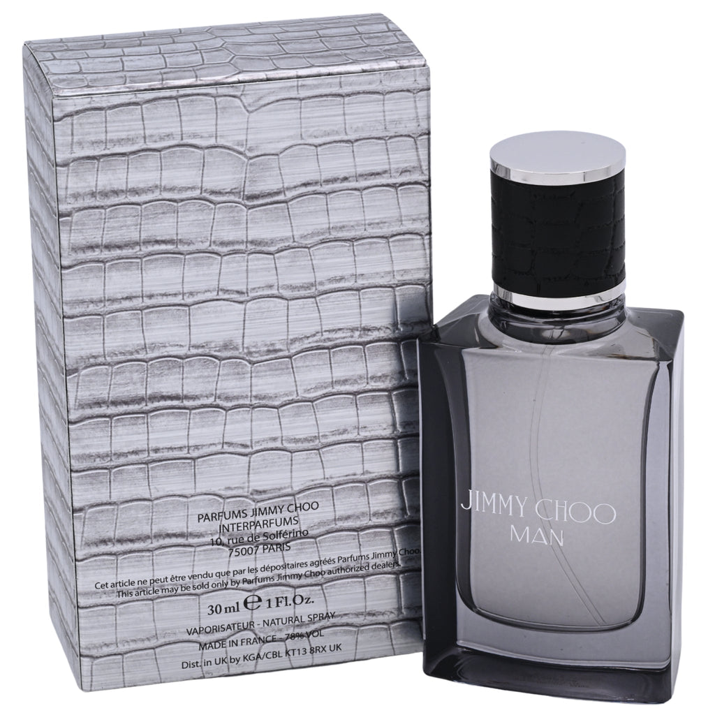 Jimmy Choo Man Eau de Toilette Spray for Men 1.0 fl oz (30 ml) by Jimmy Choo