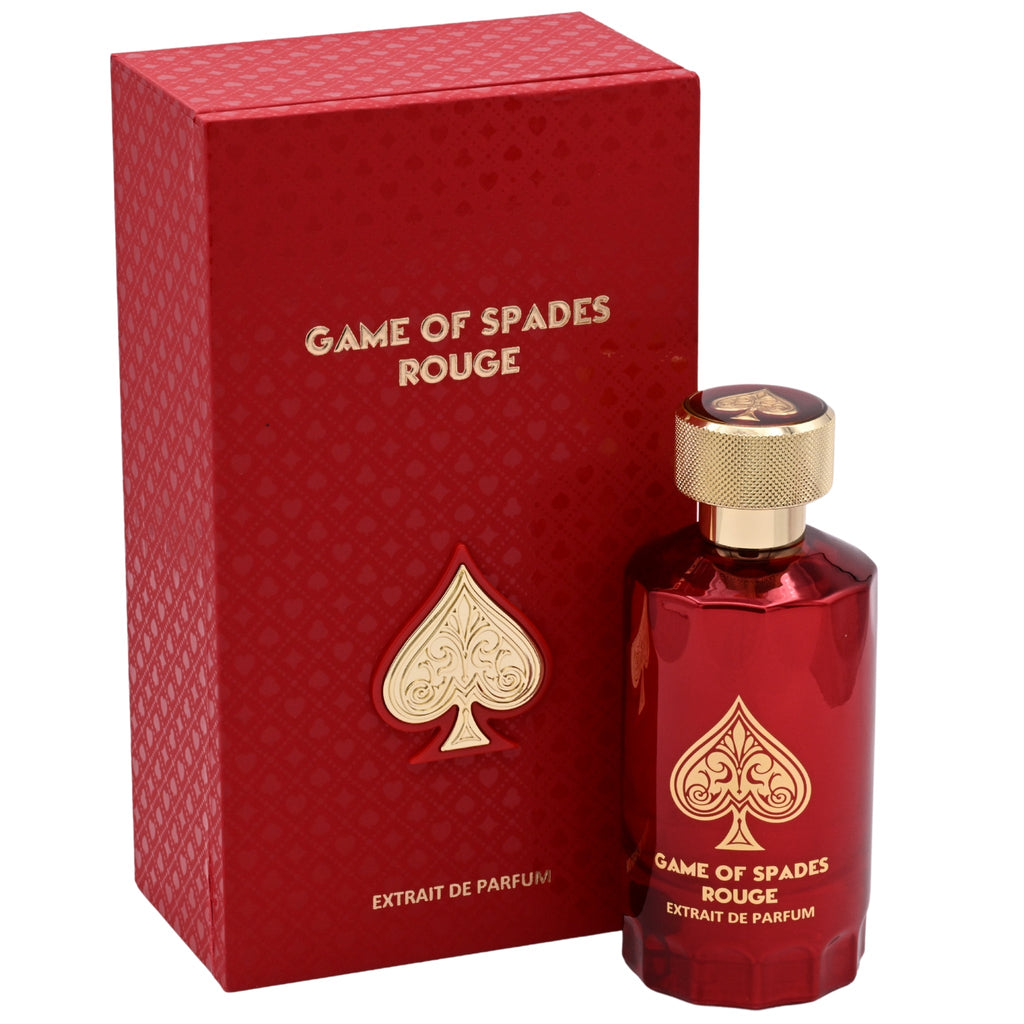Jo Milano Paris Game of Spades Rouge Extrait de Parfum Spray for Men 3.4 oz (New in Box)