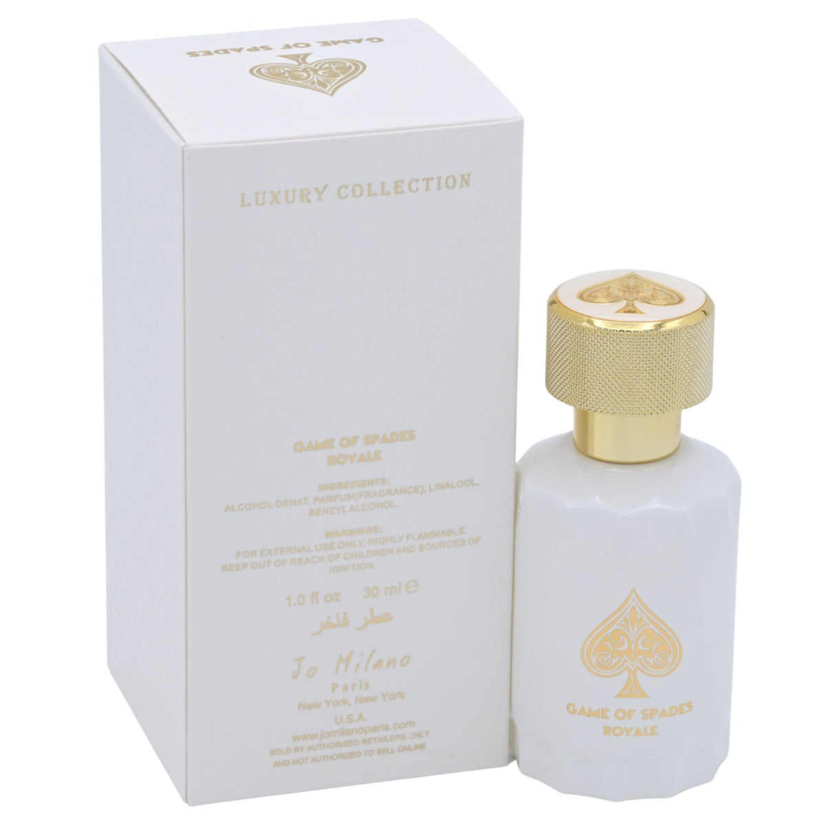 Jo Milano Paris Game of Spades Royale Parfum Spray Unisex 1.0 oz NIB