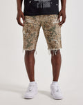 Jordan Craig Distressed Camo Carpenter Shorts