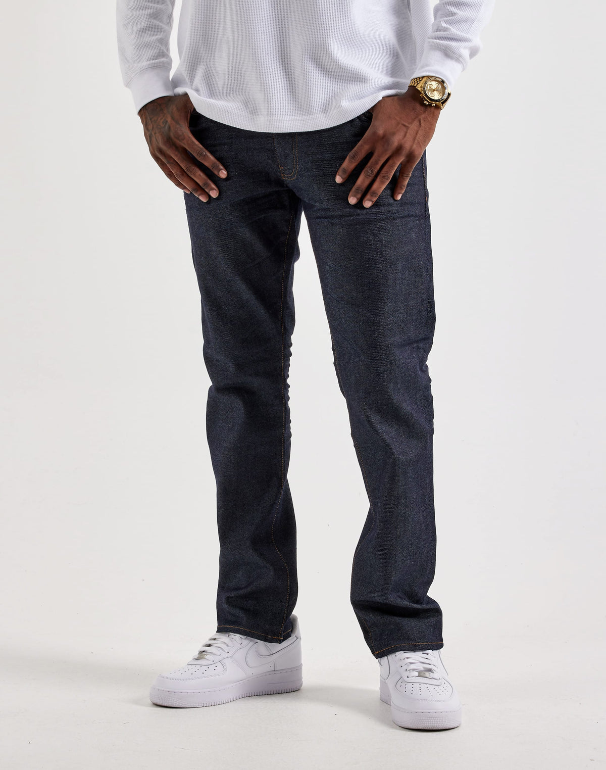 Jordan Craig Coated Straight Collins Denim Jeans