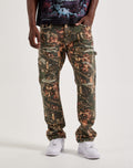 Jordan Craig Collins Distressed Camo Carpenter Straight Pants