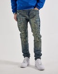 Jordan Craig Sean Slim Distressed Denim Jeans
