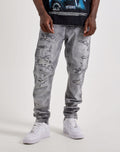 Jordan Craig Sean Slim Distressed Denim Jeans