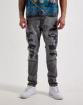 Jordan Craig  Distressed Sean Slim Denim Jeans