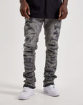 Jordan Craig Martin Stacked Distressed Denim Jeans
