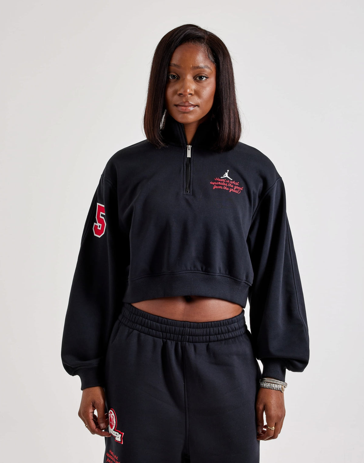 Jordan  Brooklyn Fleece Cropped 1/4-Zip Top