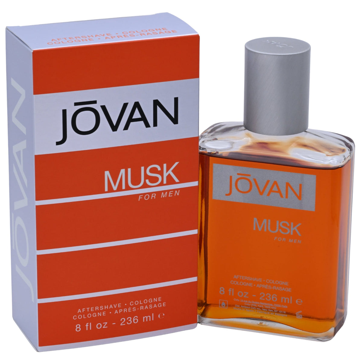 Jovan Musk by Coty after shave for men 8 / 8.0 oz New in Box