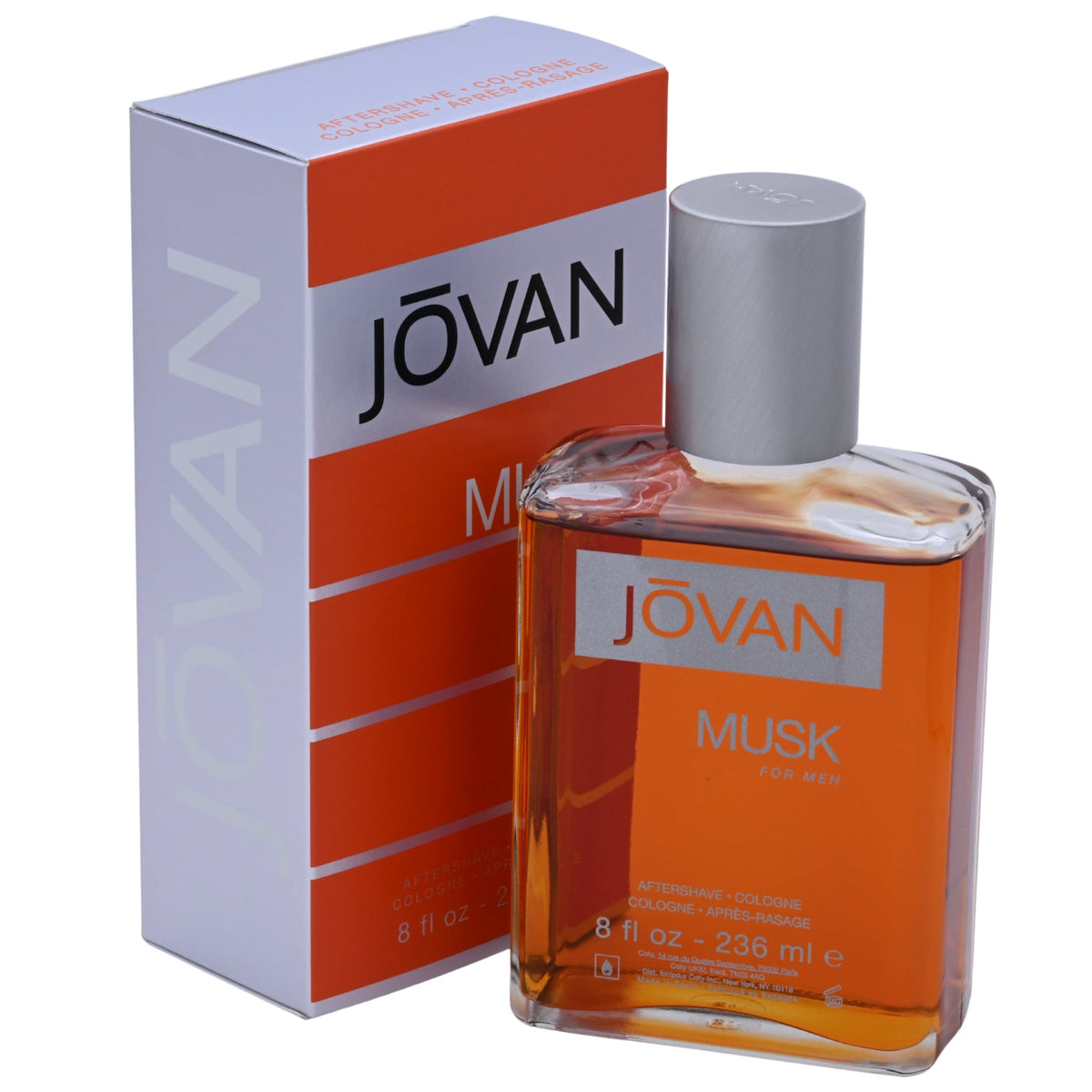 Jovan Musk by Coty after shave for men 8 / 8.0 oz New in Box