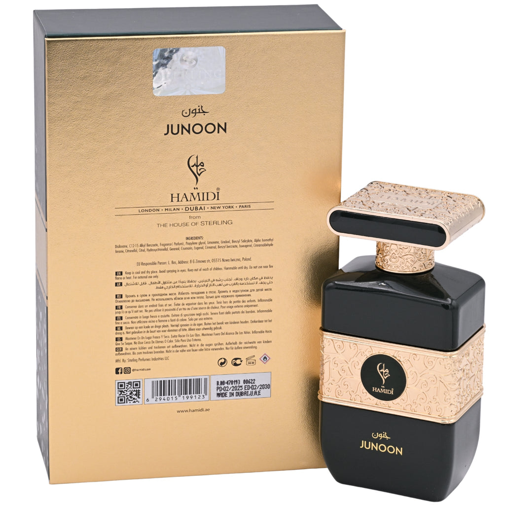 Junoon by Hamidi cologne for men EDP 3.3 / 3.4 oz New in Box