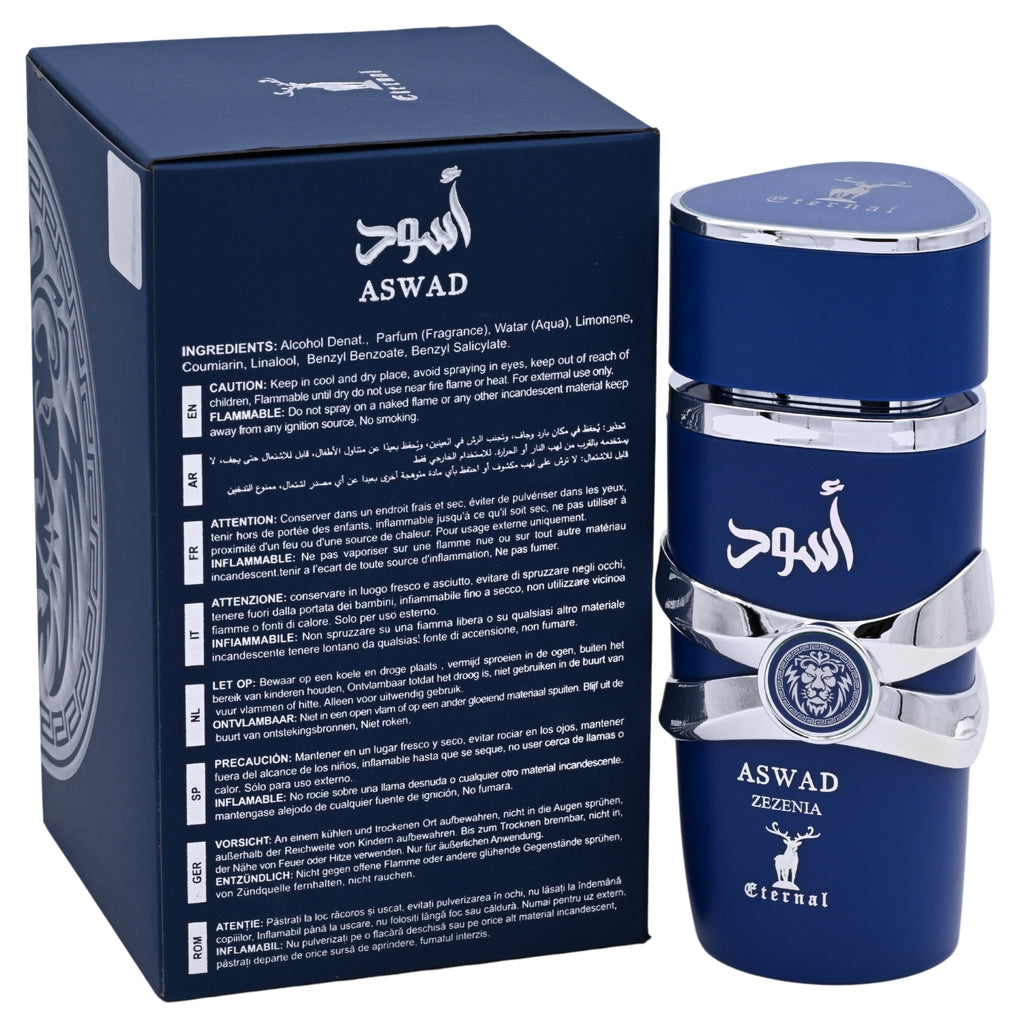 Khalis Zezenia Aswad Eternal Collection EDP Spray Women 3.4 oz 100ml New Box