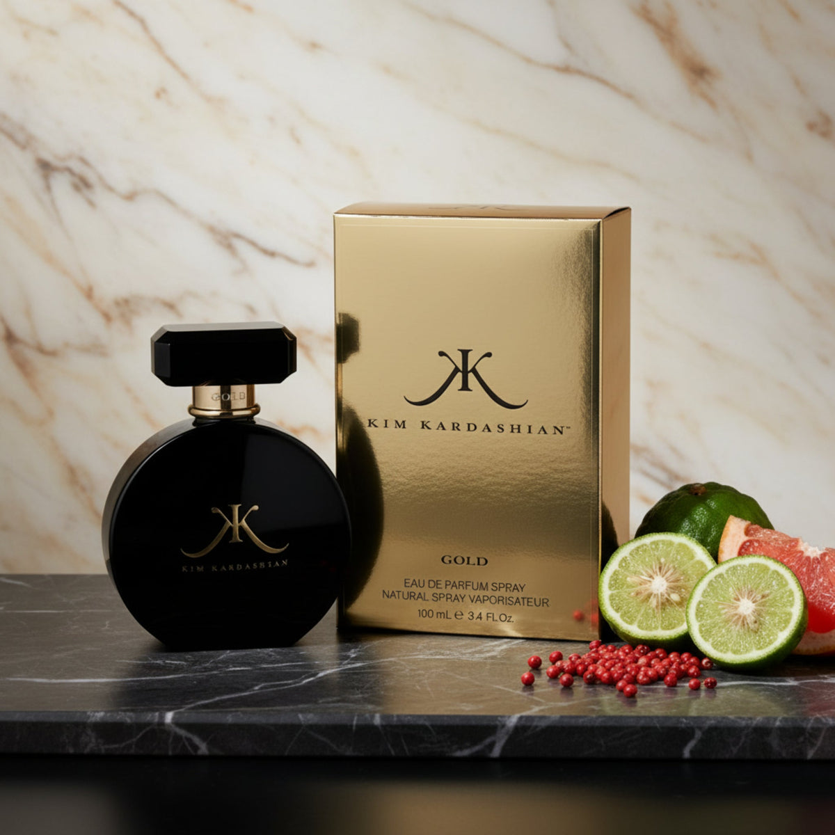 KIM KARDASHIAN GOLD Perfume 3.3 / 3.4 oz EDP For Women NEW IN BOX