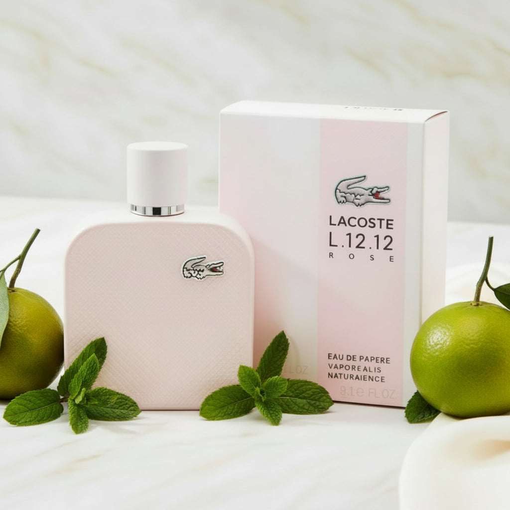 L.12.12 Rose by Lacoste perfume for women EDP 3.3 / 3.4 oz New in Box