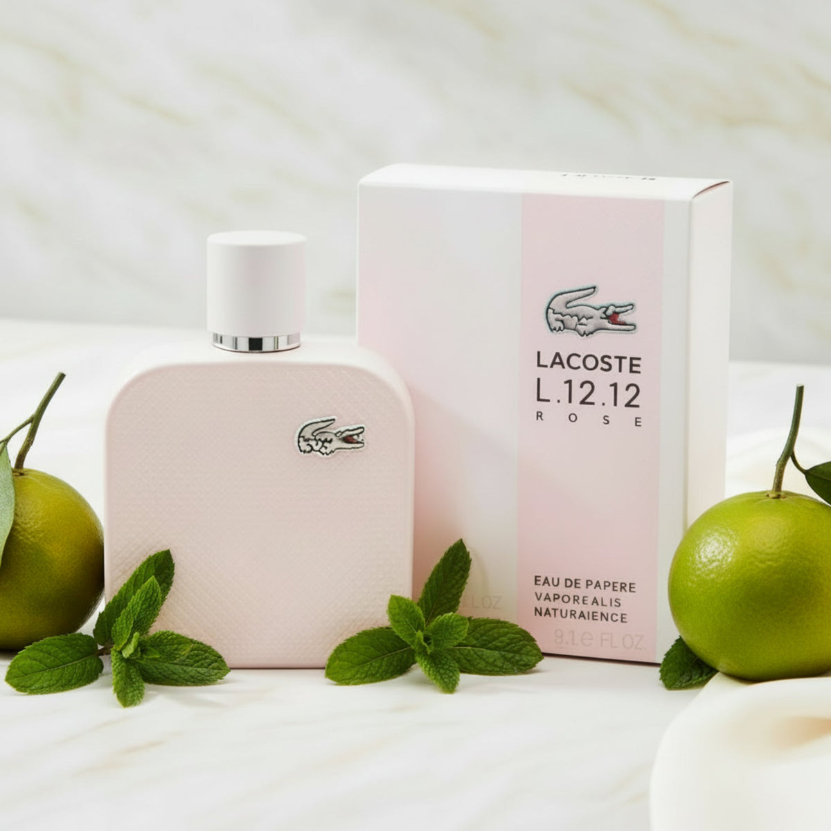 L.12.12 Rose by Lacoste perfume for women EDP 3.3 / 3.4 oz New in Box