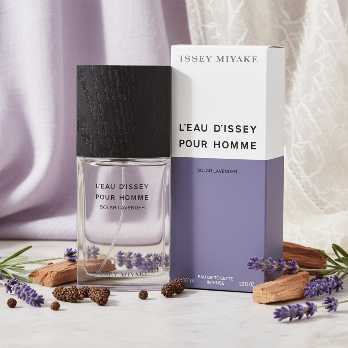 L'eau D'Issey Solar Lavender by Issey Miyake EDT Intense 3.3 / 3.4 oz New in Box