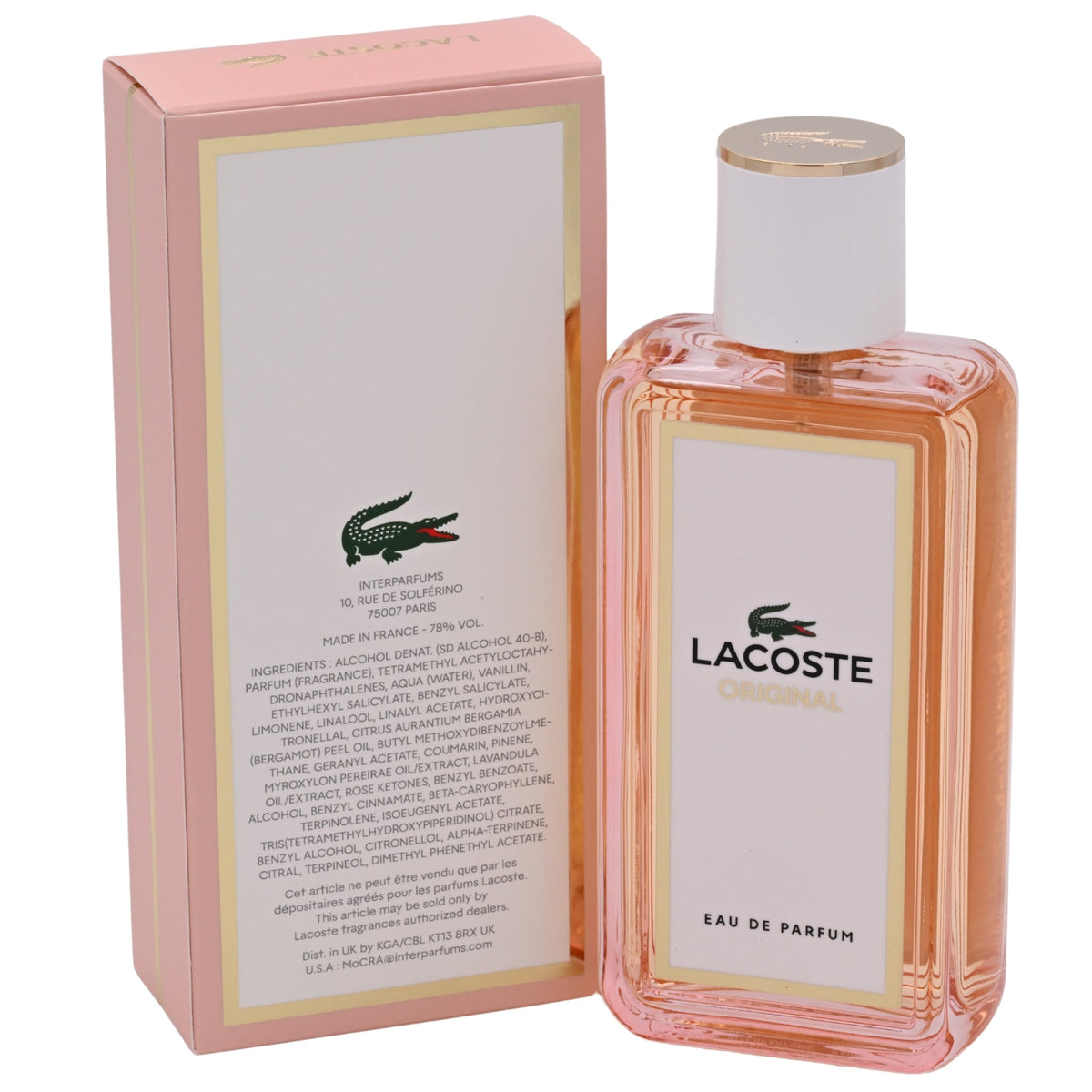 Lacoste Original Eau de Parfum (EDP) Spray for Women 3.3/3.4 oz by Lacoste