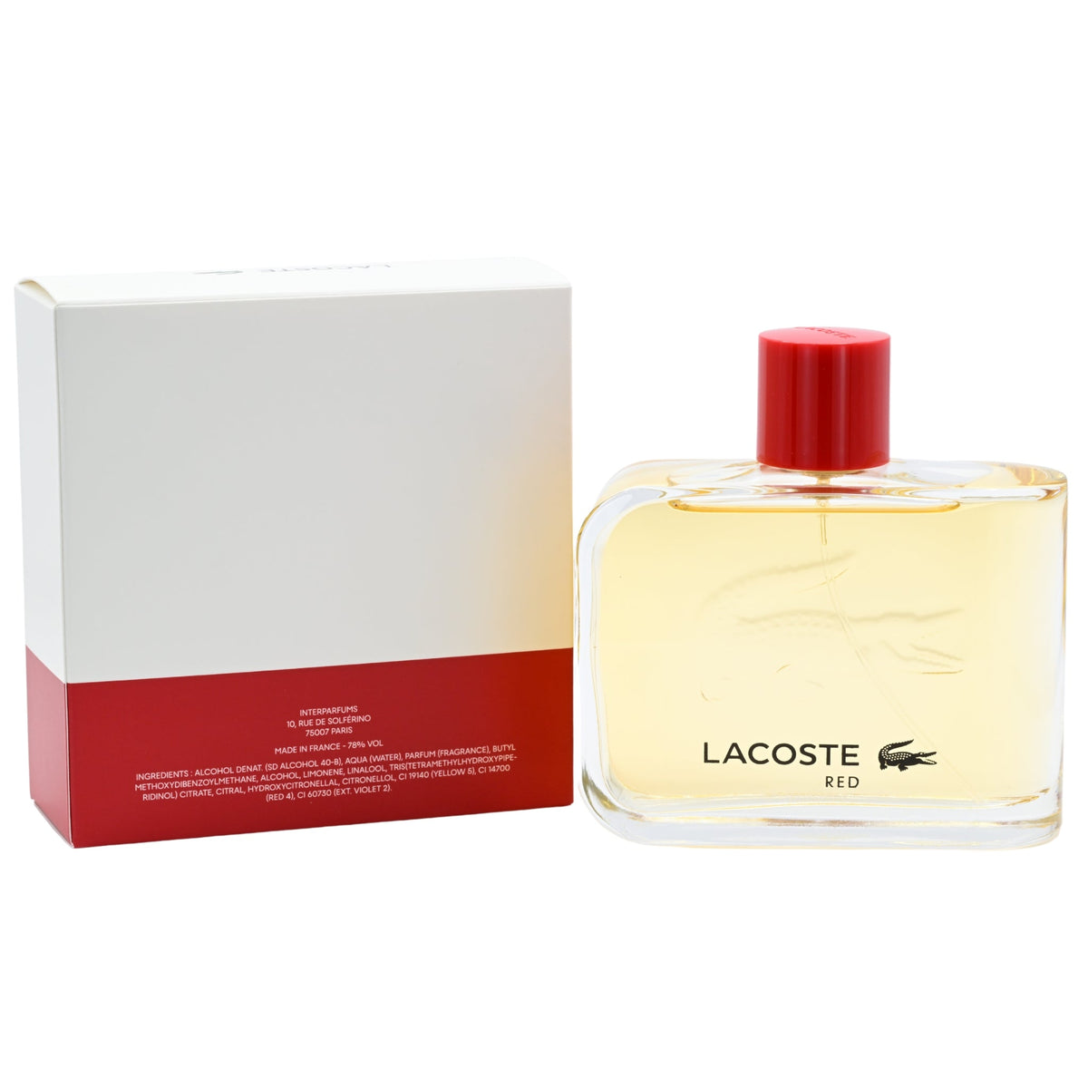Lacoste Style In Play Red by Lacoste EDT Cologne for Men 4.2 oz New In Box