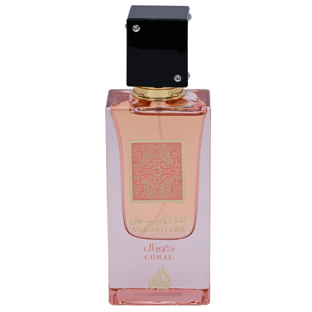 Lattafa Ana Abiyedh Coral (I Am White Coral) Eau de Parfum Spray for Women 2.04 oz by Lattafa