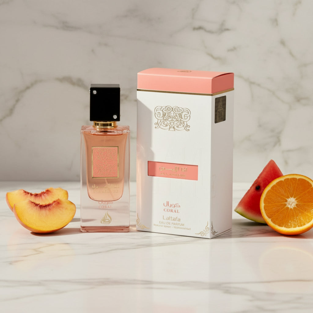 Lattafa Ana Abiyedh Coral (I Am White Coral) Eau de Parfum Spray for Women 2.04 oz by Lattafa