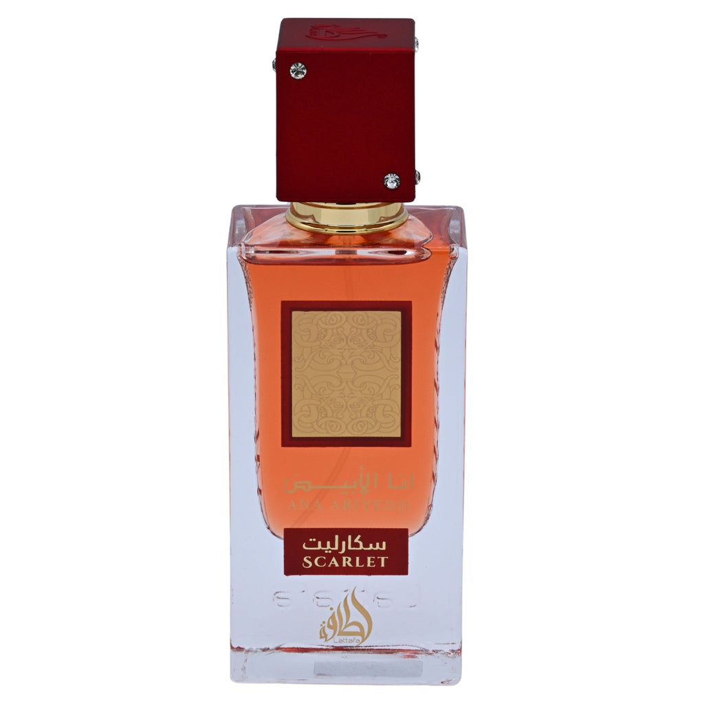 Lattafa Ana Abiyedh I Am White Scarlet Eau de Parfum Spray, Unisex, 2.04 oz (60 ml) - New Retail Box